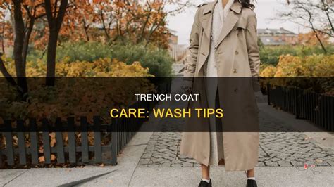 trench coats maintenance during autumn.